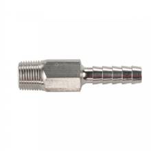 ATTWOOD Universal Aluminum Fuel Hose Fitting - 3/8 in NPT x 3/8 in Barb - (Anti-Siphon Valve)