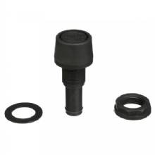 ATTWOOD Straight Fuel Vent %2D Black Polypropylene
