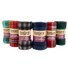 BLACKCANYON Plaid Rolled Throw 50 in x 60 in A