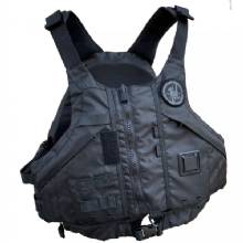 FIRST WATCH AV%2D1000 Kayak Style Duty PFD %2D Black %2D XL and XXL