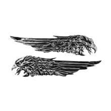 LETHAL THREAT Stick On Emblem Eagle Flight