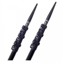 LEES TACKLE Lee fts Tackle 16 ft Telescoping Carbon Fiber Outrigger Poles Sleeved f and TACO Bases