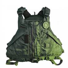 FIRST WATCH AV%2D1000 Kayak Style Duty PFD %2D Green %2D XS and S