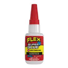 FLEX SEAL Flex Super Glue Gel SGGELB20 %2D Precision Tip Strong No%2DDrip Formula Glue for Smooth Bonds on Vertical and Uneven Surfaces %2D 20 Grams
