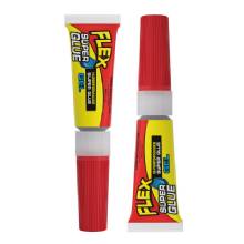FLEX SEAL Flex Super Glue Gel SGGEL2X3 %2D High%2DStrength Water%2DResistant Glue in 3%2DGram Bottle for DIY Crafts Emergency Repairs %2D Clear Bond %2D 2 Tubes