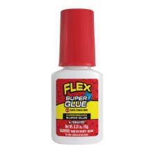 FLEX SEAL Flex Super Glue Liquid Brush%2DOn SGLIQ10BT %2D High%2DStrength Water%2DResistant Glue Bottle for DIY Crafts Emergency Repairs Clear Bond %2D 10 Grams