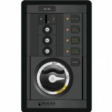 BLUE SEA M%2DSeries Dual Circuit Plus Vertical Panel Main plus 3 Position