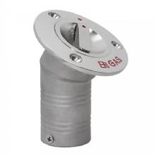 WHITECAP Gas Deck Fill w and Vent %2D 30 Degree Angle %2D Fits 1%2D1 and 2 in Hose