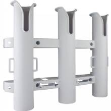 SEA DOG Triple Threat Three Pole Rod Holder %2D White