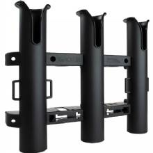 SEA DOG Triple Threat Three Pole Rod Holder %2D Black