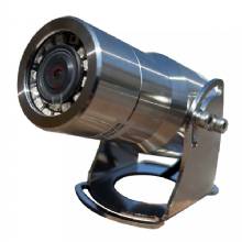 IRIS 316 Stainless Steel Marine Camera %2D TVL %2D Wide Angle %2D Reversible %2D Nitrogen Purged %2D Infrared