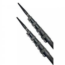 LEES TACKLE Lee fts 26 ft Telescoping Carbon Fiber Outrigger Poles f and 2 in Stainless Steel Tubing