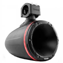 DS18 HYDRO 175 in Driver Wakeboard Pod Tower Speaker w and Integrated RGB LED Lights %2D Black %2D 900W