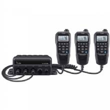 ICOM M510BB 21 Black Box VHF w and Black Command Mic and 3 Command Mic Ports