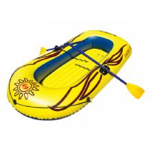SOLSTICE Sunskiff 2%2DPerson Inflatable Boat Kit w and Oars and Pump