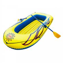 SOLSTICE Sunskiff 3%2DPerson Inflatable Boat Kit w and Oars and Pump