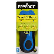 PROFOOT Triad Orthotic 3 Zone Insoles Mens