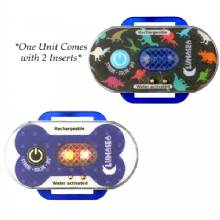 LUNASEA LIGHTING Child and Pet Safety Water Activated Strobe Light %2D Blue Case Blue Attention Light