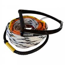 FATSAC 75 ft Water Ski Rope and Handle Combo w and 8 Takeoff Points %2D Multicolor