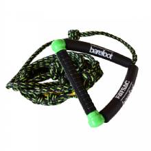 FATSAC 25 ft Wake Surf Rope and Handle Combo %2D Green and Black