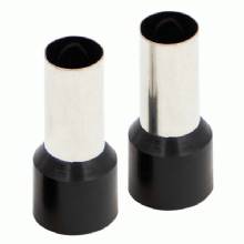 INSTALL BAY Ferrules Black 1%2D0GA 50 Pack