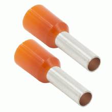 INSTALL BAY Ferrules 12GA Orange 100 Pack