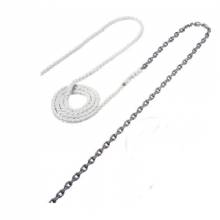MAXWELL 10 ft of 1 and 4 in HT Chain Splice to 300 ft of 1 and 2 in Nylon Brait Line