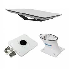 KVH Starlink Flat Panel Kit w and 5 in Seaview Pedestal Mount and Adastlka Starlink Top Plate
