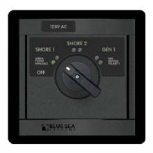 BLUE SEA 360 ac src sel, 30a p plus s 120v-sh/120v-gen