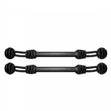 SNUBBER TWIST %2D Tar Black %2D Pair
