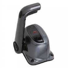 UFLEX USA Single lever top mount control w/neutral lock and trim switch - black