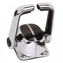 UFLEX USA Twin lever top mount control w/neutral lock trim switch - chrome