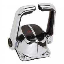 UFLEX USA Twin lever top mount control w/neutral lock - no trim switch - chrome