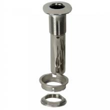 CE SMITH 80 Series Screwless Flush Mount Rod Holder %2D 0 Degree %2D Stainless Steel %2D Swivel Bottom %2D Black Liner