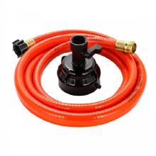 CAMCO RhinoFlex 10 rsquo%2D Clean Out Hose w and Rinser Cap %2D 5 and 8 in Internal Diameter