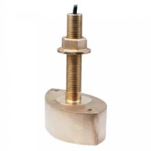 ECHONAUTICS Bronze Stem Thru-Hull CW Dual Frequency Transducer - 600W, 50/200kHz