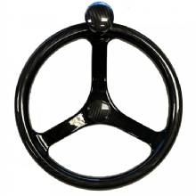 SCHMITT MARINE Carbon Fiber Primus Wheel w and Knob 135 in w and Sanntoprene Finger Grip 3 and 4 in Tapered Shaft w and CF Nut