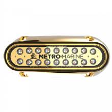 METRO MARINE High%2DOutput Elongated Underwater Light w and Intelligent Full Spectrum LED fts %2D RGBW 90 deg%2D Beam