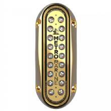 METRO MARINE High%2DOutput Elongated Vertical Mount Light w and Intelligent Full Spectrum LED fts %2D RGBW 90 deg%2D Beam