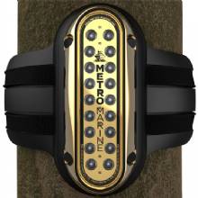 METRO MARINE High%2DOutput Vertical Piling Mount Light w and Intelligent Monochromatic LED fts %2D Aqua 45 deg%2D Beam