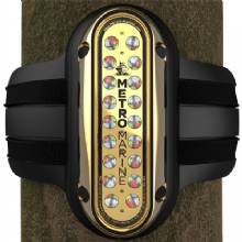 METRO MARINE High%2DOutput Vertical Piling Mount Light w and Intelligent Full Spectrum LED fts %2D RGBW 45 deg%2D Beam