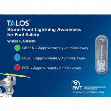 TALOS SFD%2D%2D1824%2DMTB Standard Lightning Detector With 18x24 Sign
