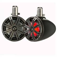 KICKER KMTC8 8andquot%3B LED COAXIAL TOWER SYSTEM %2D BLACK W and 