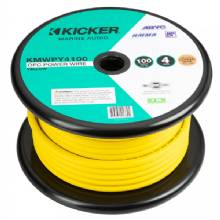 KICKER KMWPY4100 100 ft 4AWG POWER WIRE - YELLOW