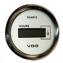 VDO Allentare White DC Hourmeter LCD Gauge %2D 52mm %2D 10%2D32V