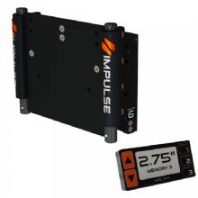 IMPULSE XL 6 in Set Back Electric Jack Plate w and Smart Control %2D Black Anodized