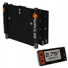 IMPULSE XL 8 in Set Back Electric Jack Plate w and Smart Control %2D Black Anodized