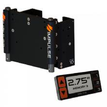 IMPULSE XL 10 in Set Back Electric Jack Plate w and Smart Control %2D Black Anodized