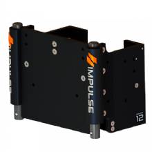 IMPULSE XL 12 in Set Back Electric Jack Plate w and Standard Control %2D Black Anodize