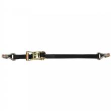 CARGOBUCKLE Ratchet Strap Tie%2DDown w and Double J%2DHooks Keeper %2D 1 inch x 12ft